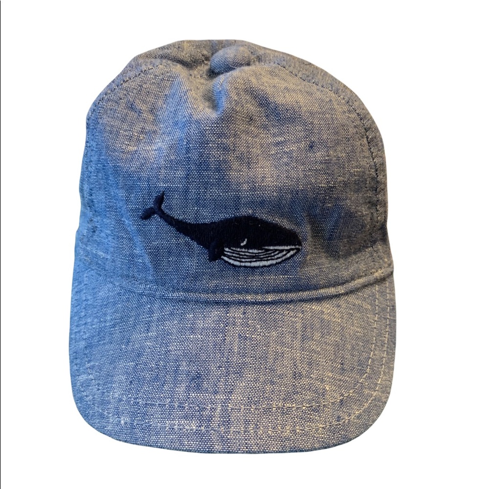 Janie and Jack Embroidered Whale Classic Cap